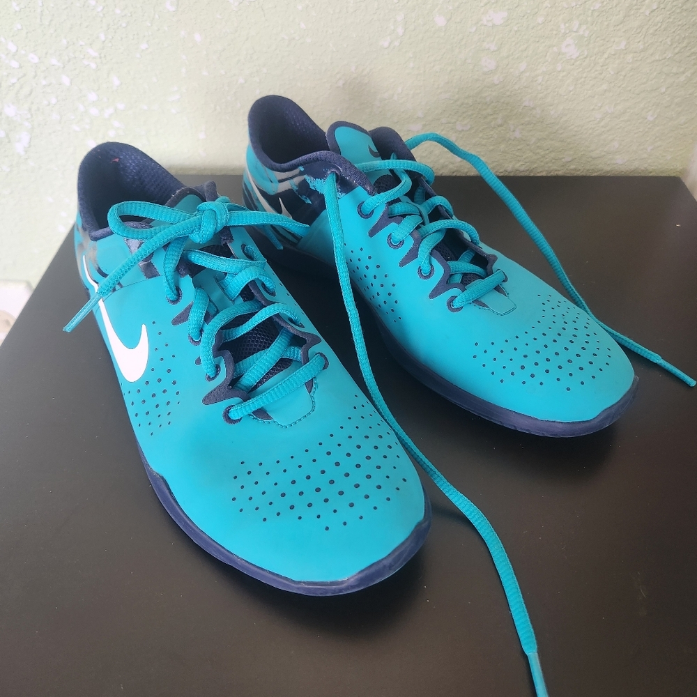 Nike Womens Blue Athletic Sneakers